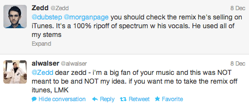 Zedd Twitter & Al Walser Tweets