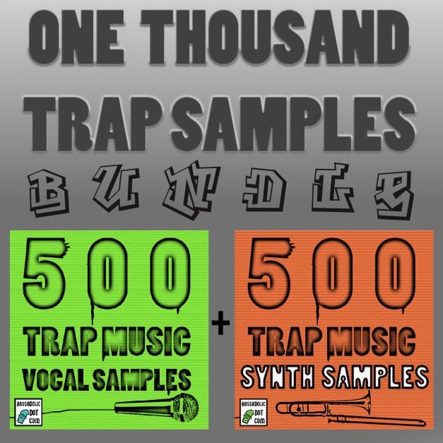 1000 Trap Samples Bundle - Vocals, Instruments, and Bass Sounds, from Bassadelic.com