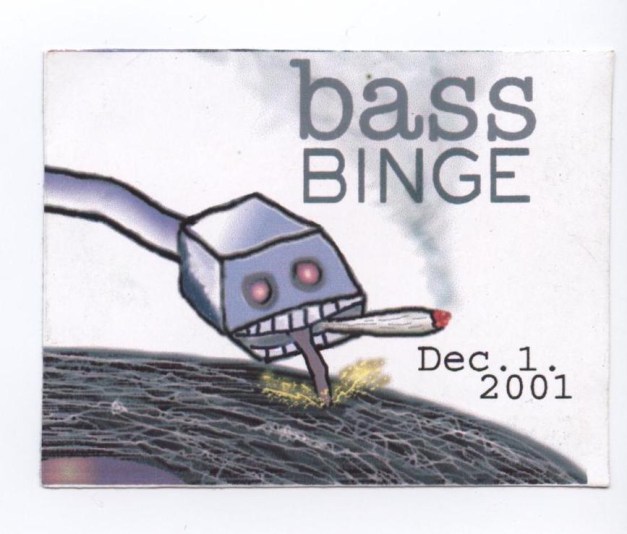 Bass Binge Rave Flyer - from Villalobosjayse's massive rave flyers archive!