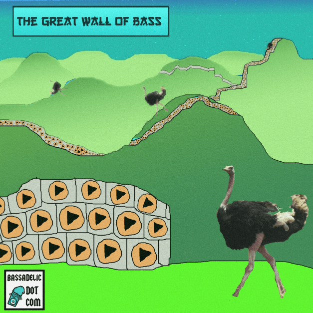 the Great Wall of Bass dot com - the biggest wall in the history of the internet!