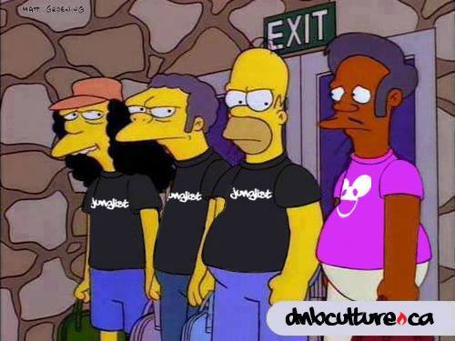 junglist deadmau5 simpsons meme